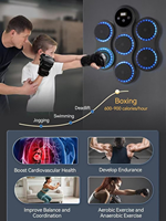 Nouveaux produits RS, idée de machine de boxe musicale électronique murale intelligente personnalisée de haute qualité, dernier modèle, matériau PU, LED