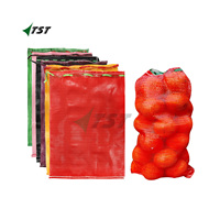 MOHREN in NETZSACKE Sacos De Verde Paprika Mesh Bag Tubular Mesh Bag mit individuellem Kordel zug zum Verpacken von Gemüse und Obst