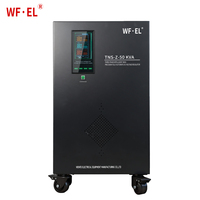 Régulateur de tension automatique SVC à écran tactile triphasé haute puissance WF.EL TNS-50KVA pour bureau et domicile