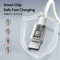 Câble de données USB Type-C 8 broches extra long de 3 mètres, cœur en cuivre pur, TPE, charge rapide pour iOS et appareil photo