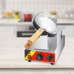 Máy làm bánh quế điện xoay, hai tầng, thương mại, dùng cho khách sạn, buffet, bữa sáng - Product Image 6