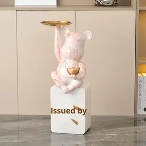 Oso Violento de Resina para Decoración de Suelo, Grande, para Recepción, Sala de Estar, Hogar, Regalo de Inauguración, Obsequio de Bienvenida, Atrae <span class=keywords><strong>la</strong></span> Riqueza y <span class=keywords><strong>la</strong></span> Buena Fortuna - Product Image 2