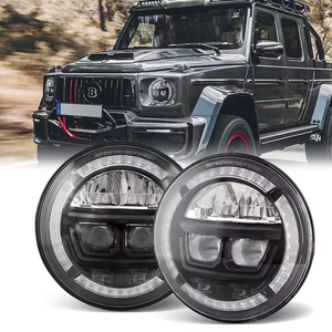Faro LED de 7 Pulgadas para Harley Davidson, 36W, Luz Alta y Baja, DRL, Señal de Giro, IP67 Impermeable, Lente de PC de Aluminio, Universal para <span class=keywords><strong>Jeep</strong></span> - Product Image 3