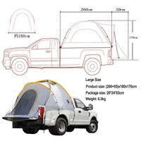 Tente de camping pour hayon arrière de pick-up 4x4 tout-terrain, pour camping-car Mazda Nissan Toyota Ford Ranger
