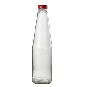 500ml Glass Jar Sauce Bottle Eco-Friendly Recyclable Food Container For Foods Packaged Foods