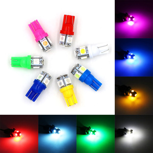 Luces para coche T10 5 luces 5050W 5W 194 168 Luces de estacionamiento, luces pequeñas, luces de lectura, luces de matrícula, luces LED, 12V - Product Image 5