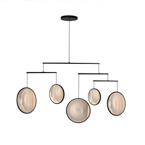 Nouvelle Arrivée 2026 – Suspension LED Design Moderne de Luxe, Éditions Aériennes, Lustre Acrylique en Forme de Disque, Lampe d'Accent - Product Image 2