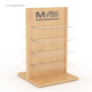 Optical Store Counter Top Acrylic <strong>Display</strong> Shelf Stand Wood <strong>Display</strong> for Sunglasses - Product Image 1