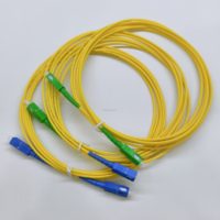 Pasokan Pabrik OEM Kabel Patch Fiber Optik G652D Single Mode Simplex SC APC UPC LSZH Jacket 3m Fiber Jumper untuk Komunikasi