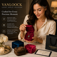 Boîte à bijoux de luxe en velours coréen, boîte ronde de qualité supérieure pour ranger les bagues, les colliers et les boucles d'oreilles, emballage élégant pour cadeau, idéal pour les voyages