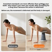 CHOOYOU Appareil d'entraînement push-up à ressort avec coussin de positionnement et retour automatique sans effort ; Équipement de gym à domicile