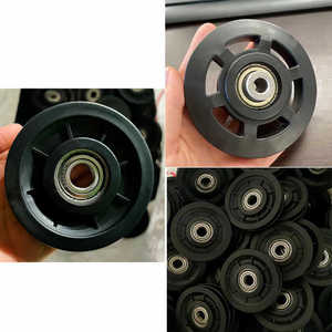 Ruota puleggia da palestra con scanalatura a U 60-100mm ruota puleggia in Nylon silenzioso funzionamento resistente all'usura cuscinetti OEM attrezzature per il Fitness accessori - Product Image 6
