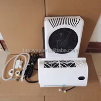 Climatiseur RV 12V/24V silencieux, alimenté par batterie 12V DC, pour camping hors réseau, fourgons, camions, remorques