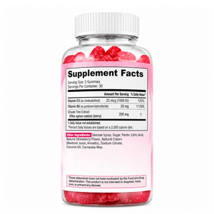 Gummies PMS OEM/ODM : Complément de Soulagement des Douleurs Menstruelles, Équilibre Hormonal Féminin, Bonbons Gommeux Faible en Gras, Soutien Immunitaire, Certifié GMP - Product Image 4