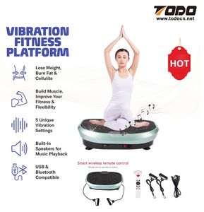 Thể dục dụng cụ tập thể dục rung tấm để giảm cân thể hình 3 khu vực tập thể dục chống cellulite dao động nền tảng rung - Product Image 3