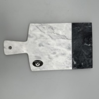 Nodic Style Double Face Marbre Design Cuisine Planche À Découper Nouvelle Arrivée Écologique Noir Blanc Jetable Plateau Décoratif