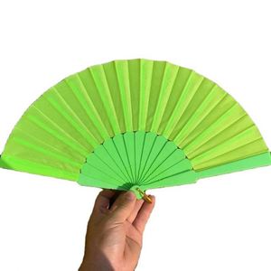 พัดไม้ไผ่พับได้เพ้นท์สีสันสดใส สไตล์รักโรแมนติก สำหรับงานโปรโมชั่น - Product Image 4