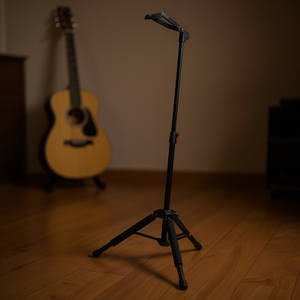 Support de guitare réglable en hauteur Db Wholesale, 35,4-47,2 pouces, trépied pliable pour guitare classique, électrique, basse, en alliage d'aluminium mat - Product Image 2