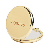 Miroirs de poche compacts en or, or rose et argent pour cadeaux de mariage, vente en gros, logo personnalisé au laser