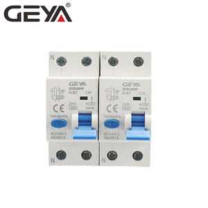 Disjoncteur différentiel magnétique GEYA GYR10NM C65 2 pôles 63A <span class=keywords><strong>30mA</strong></span> 100mA <span class=keywords><strong>300mA</strong></span>, protection contre les surintensités, fourni par l'usine - Product Image 2