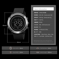 Jam Tangan Digital Quartz Skmei 1426 1416 Sport Watch Layar LCD Digital untuk Pria Tahan Air 50m