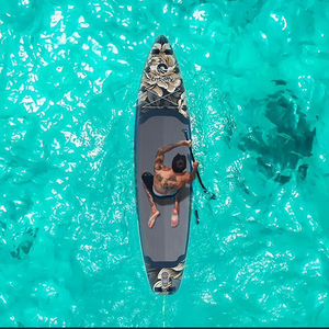 Portable pliable PVC adulte gonflable Stand-Up Paddleboard <span class=keywords><strong>tout</strong></span> autour SUP pour course d'eau pagaie accessoire <span class=keywords><strong>tout</strong></span> <span class=keywords><strong>compris</strong></span> - Product Image 6