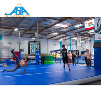 Drop Stitch Parkour Trampoline Park Air Track Floor Tumble Gonflable Air Track Basketball Court