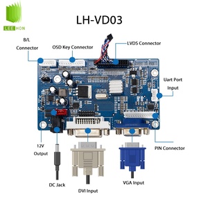 Cấp công nghiệp <span class=keywords><strong>7</strong></span> inch <span class=keywords><strong>boe</strong></span> 1024x600 <span class=keywords><strong>TFT</strong></span> LCD module GV070WSM-N10 LVDS 32pins IPS LCD màn hình hiển thị LCD Bảng điều chỉnh - Product Image 4