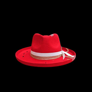 Sombreros Fedora de Lana 100% de Lujo para Mujer, Invierno 2025, para Festivales y Fiestas, Personalizables, Estilo Vintage Panamá, Ala Ancha, para Hombre - Product Image 3