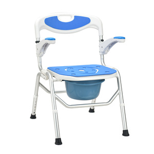 Silla de Ducha Plegable Wei Yikang 795E con Reposabrazos Abatibles Antideslizantes para Personas Mayores y con Discapacidad, Uso Doméstico - Product Image 1