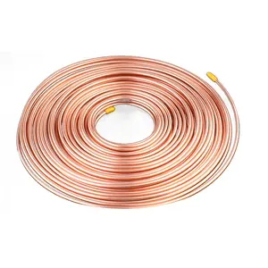 Factory Direct Sale Copper Pipe Coil Customized C3600 Brass Induction Heater Copper Max Tube Pipes Soldering For Gas Industrial
