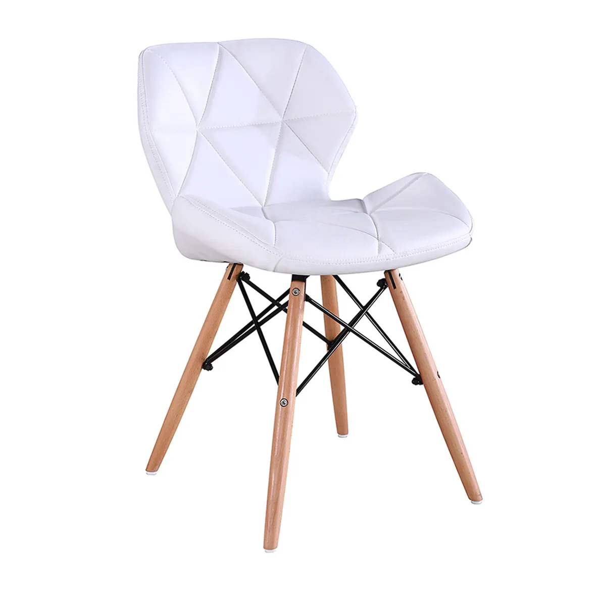 High Quality Cheap PU Leather Cover Wooden Legs Barber Dinning Dining Room Chair Wholesale, HYL-046