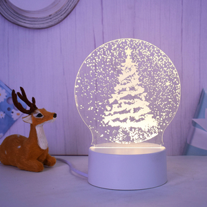 2025 thiết kế hiện đại 3D LED Đèn vớ đồ trang sức Bộ đồ chơi giáng sinh trang trí DC thả cây đèn đồ trang trí trình bày - Product Image 4