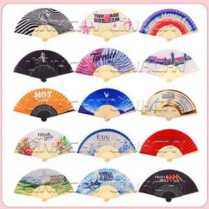 Abanico de Papel Plegable Portátil con Etiqueta Privada Personalizada, Técnica Pintada, Característica Portátil - Product Image 6