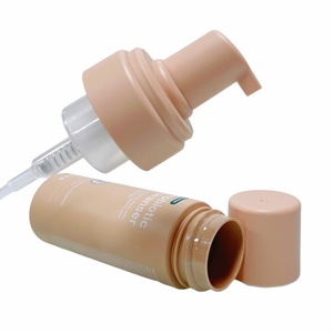 Foaming Lash Shampoo Face Cleanser Mousse <b>Bottle</b> Custom Color Clear Beige 100ml 150ml Plastic Soap Dispenser Foam <b>Pump</b> <b>Bottle</b> - Product Image 4