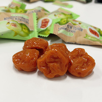 Zure Pruimen Gummy Candy 8,5% Fruitjamvulling Pruimen & Groene Pruimen Fruitcake Zachte Snoepjes Groothandel OEM Zure Snoepjes