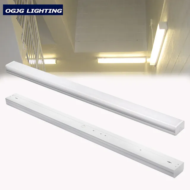 High Quality Hospital Office Surface Mounted Remote Control Tube Light Stairs Motion Sensor Emergency 2ft 4ft Led Ceiling Lamp