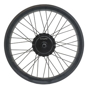 Kit de conversion de vélo électrique 500W le plus vendu, alimenté par batterie, pour <span class=keywords><strong>VTT</strong></span> électrique 26 pouces, avec <span class=keywords><strong>moteur</strong></span> de moyeu arrière pour Fat Bike - Product Image 2