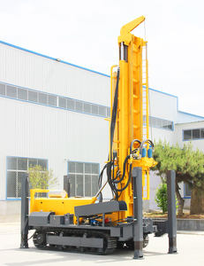 Буровая установка DTH/роторного бурения, с сертификатом CE, полностью гидравлическая пневматическая, для бурения водяных скважин, глубина 180-1000 м, в продаже - Product Image 6