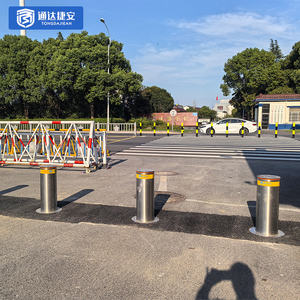 Yol bloğu güvenlik bariyeri bakım kolaylığı aydınlatma seçenekleri yükseklik özelleştirilmiş otomatik geri çekilebilir baba çıkarılabilir direkler - Product Image 2
