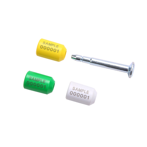 Scellés à boulons en acier au carbone et en plastique ABS certifiés <span class=keywords><strong>ISO</strong></span> <span class=keywords><strong>17712</strong></span> et <span class=keywords><strong>ISO</strong></span> 9001, haute sécurité, pour conteneurs et fourgons - Product Image 1