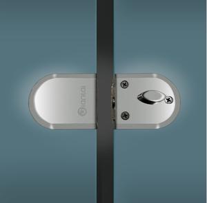 Bouton en alliage de zinc porte coulissante <span class=keywords><strong>loquet</strong></span> de <span class=keywords><strong>sol</strong></span> boulon unique sans clé adapté pour porte en verre 8mm-12mm - Product Image 6