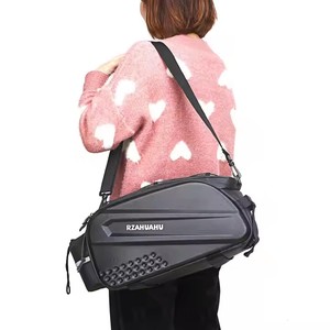 Portabicicletas impermeable, bolsa reflectante para asiento trasero con portavasos, bolsa para alforjas, correa para el hombro, bolsa de Sillín para Camping y ciclismo - Product Image 1