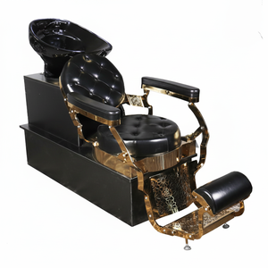 Fauteuil de lavage de luxe de haute qualité pour salon, avec design moderne en aluminium et bac de lavage, garantie 1 an pour entrepôts - Product Image 2