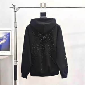 Sweat à capuche unisexe TuoYi en coton épais 420g, <span class=keywords><strong>gris</strong></span> <span class=keywords><strong>beluga</strong></span>, imprimé géométrique, style sportif - Product Image 2