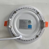 Plafonniers encastrés carrés et ronds ETL de 4 pouces, 6 emplacements, 9W, 12W, 18W, 15W, panneau LED dimmable pour la maison et le bureau