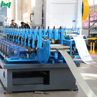 Machine de formage à froid pour la production de supports de montage photovoltaïques