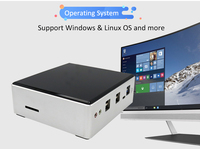 Mini PC Gaming NUC Puissant en Promotion avec Processeur Core i7-10710U de 10ème Génération, Double RAM DDR4, SSD, Affichage 4K, Windows 10, Wi-Fi 5 et Ventilateur