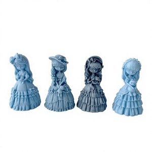 1 Molde de Silicona para Pastel con Forma de Muñeca Azul, para Hornear Pasteles Decorativos, Fácil Desmolde, JHM H-10, Forma Personalizada, Apto para Lavavajillas - Product Image 2