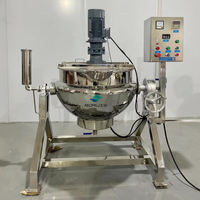 Cuve de mélange industrielle à bas prix avec agitateur pour la production de sauces, soupes et pâtes